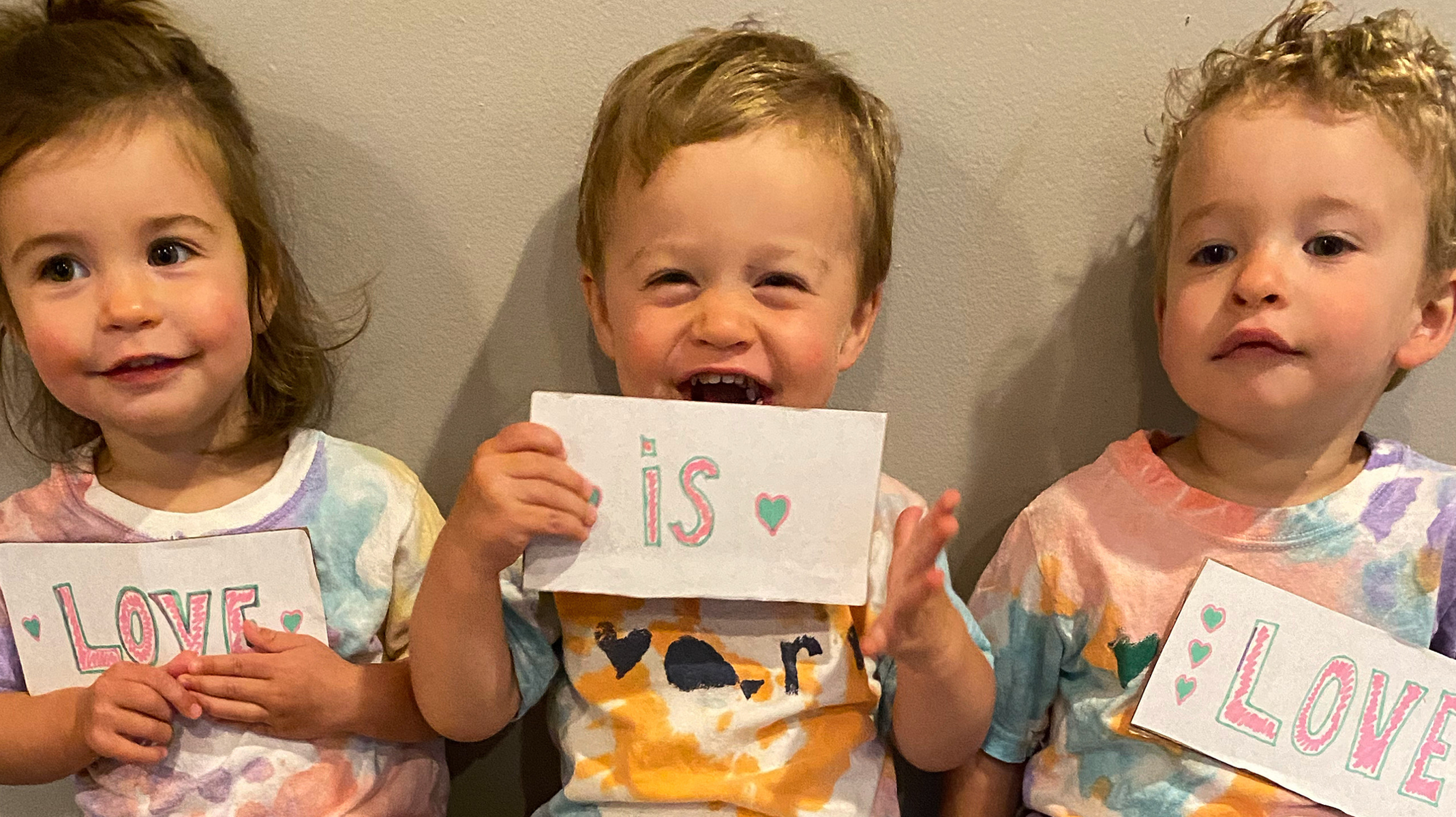 LOVE IS LOVE IN A PANDEMIC WITH TRIPLETS