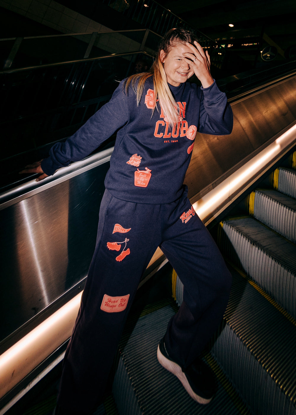 Allie O Sweatpants in Blue