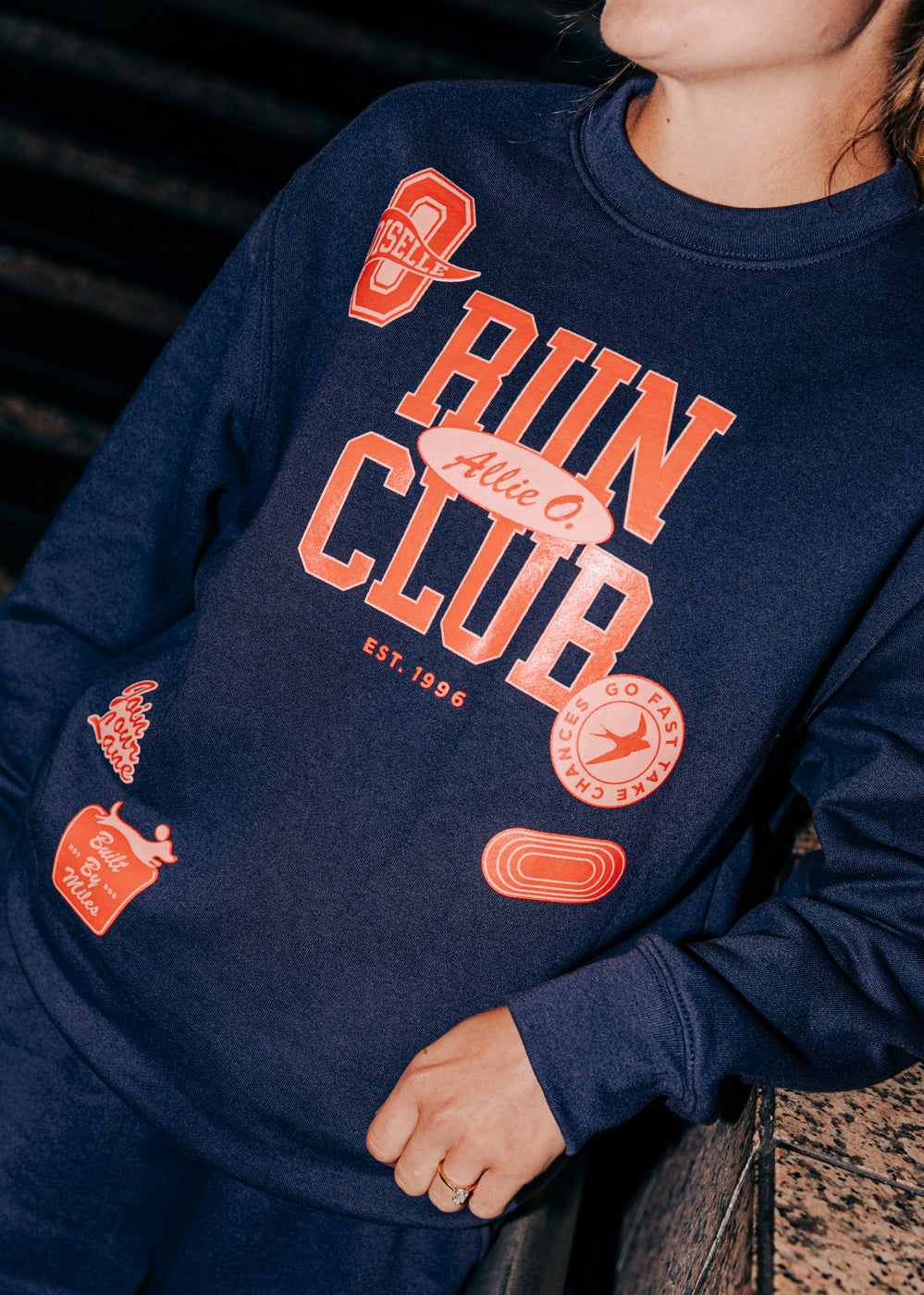 Allie O Sweatshirt in Blue