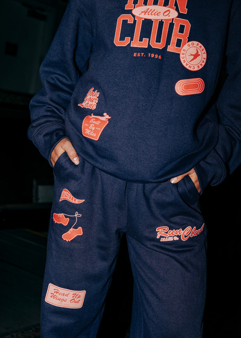 Allie O Sweatpants in Blue