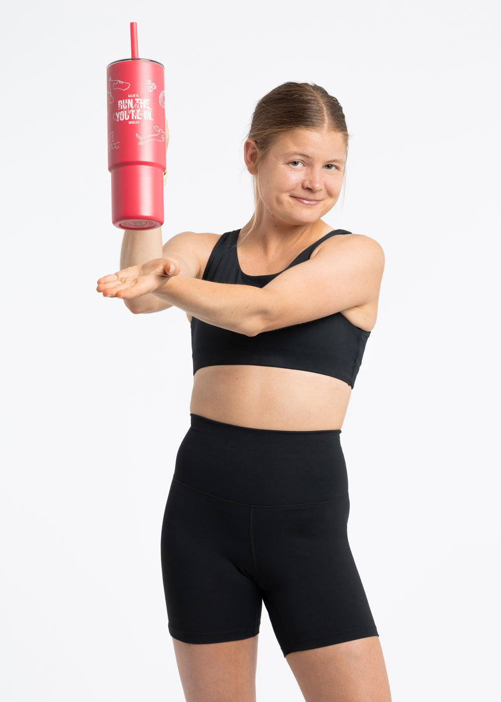 Allie O. x Oiselle Straw Cup in Pink