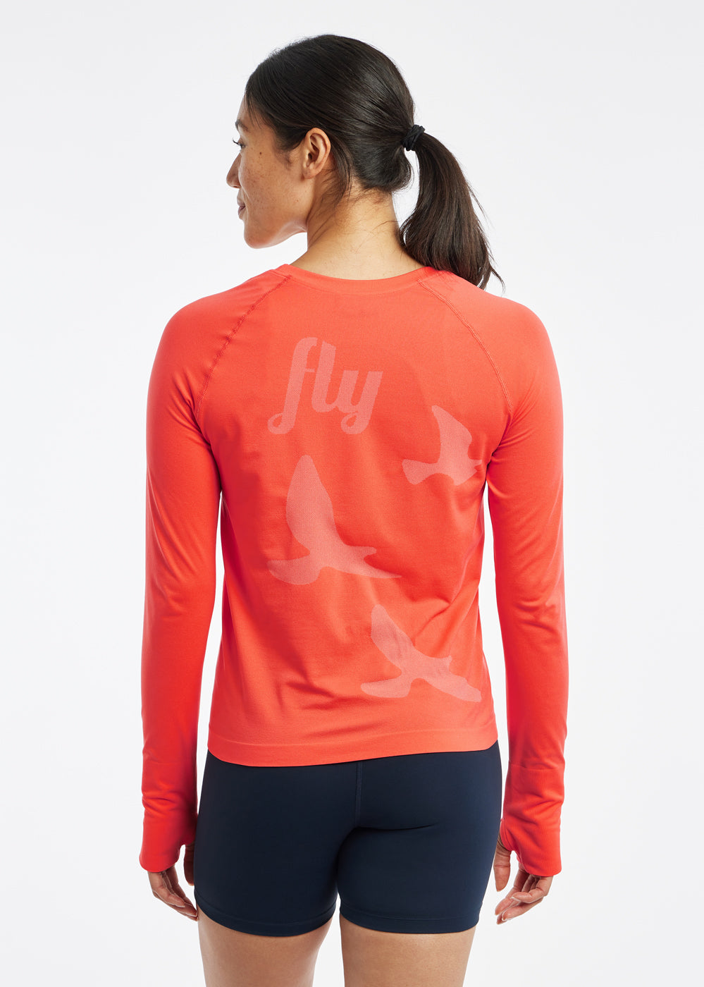 Altitude Long Sleeve in Alpenglow, back view