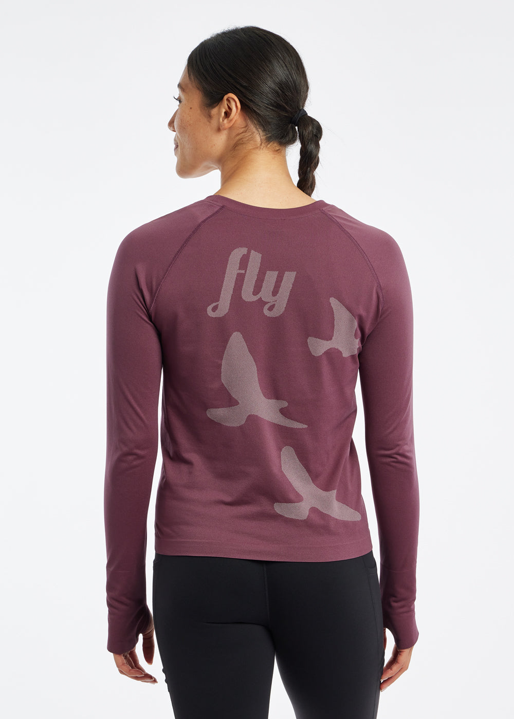 Altitude Long Sleeve in Dusk, back view