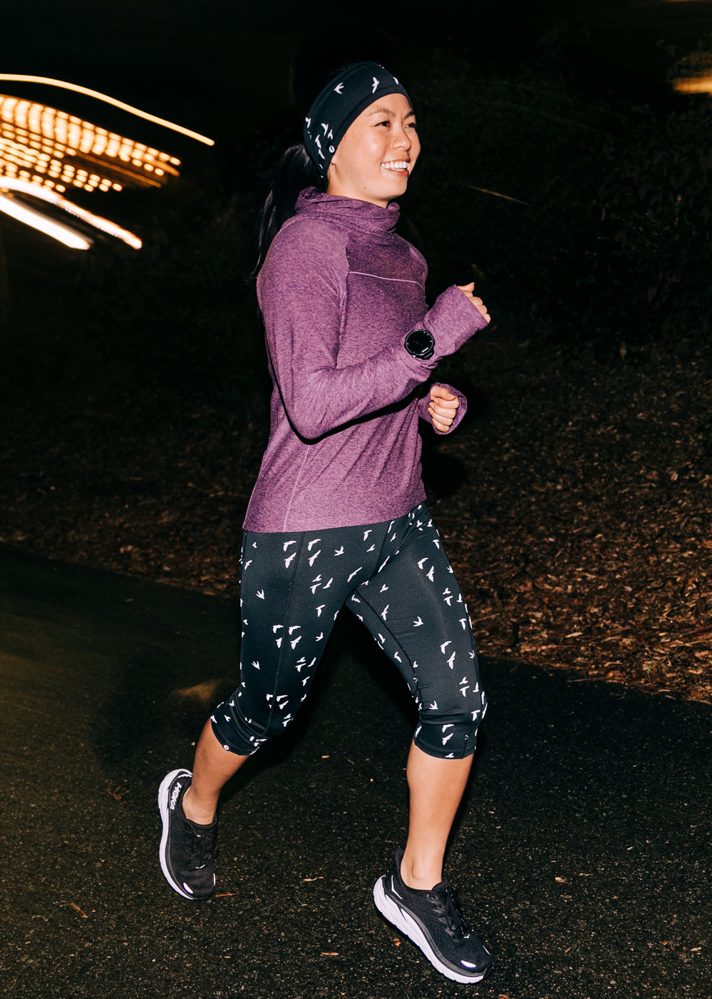 Firecracker Reflective Earband in Black