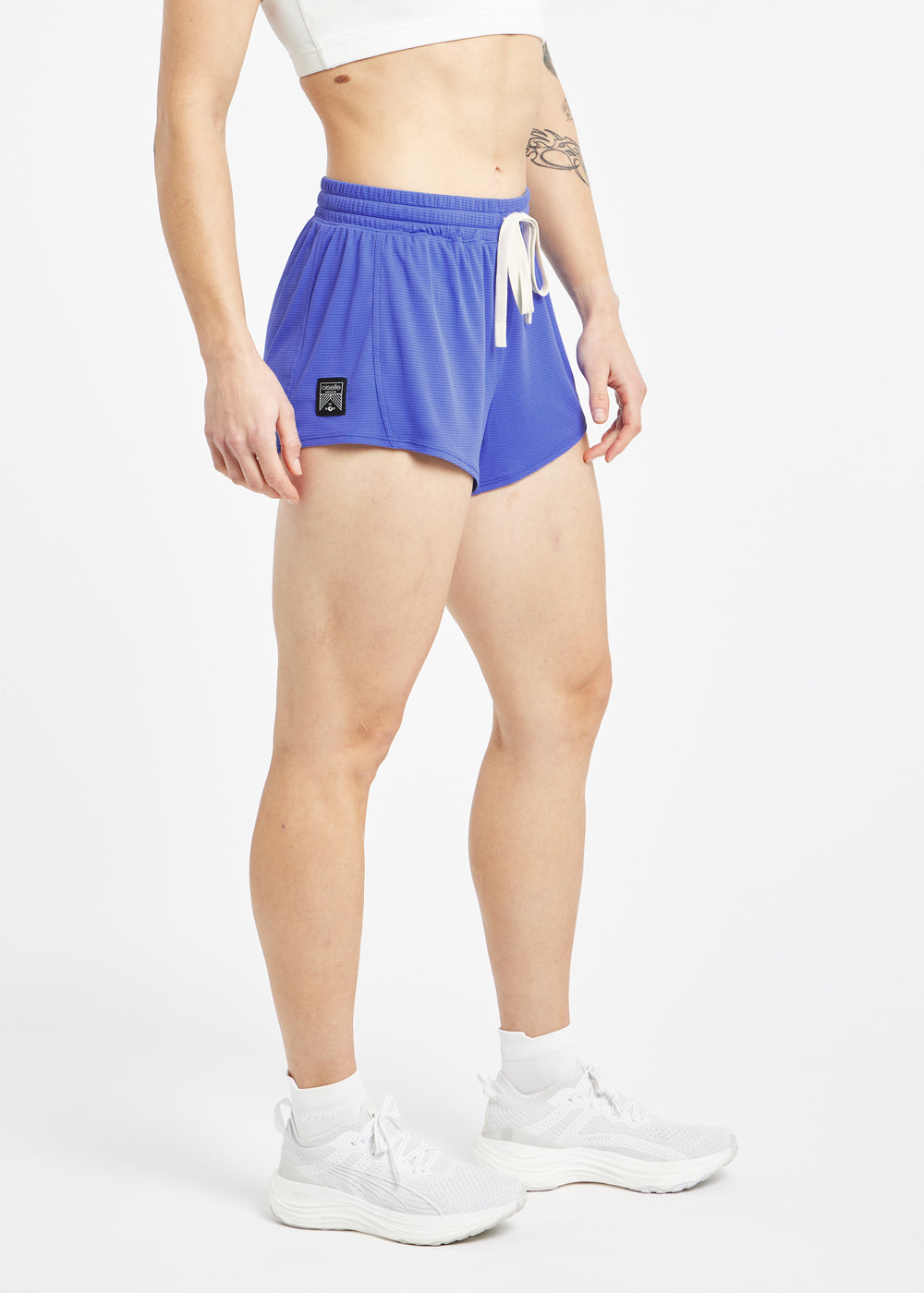 Flyout Chill Shorts in Blue Rapids, side view