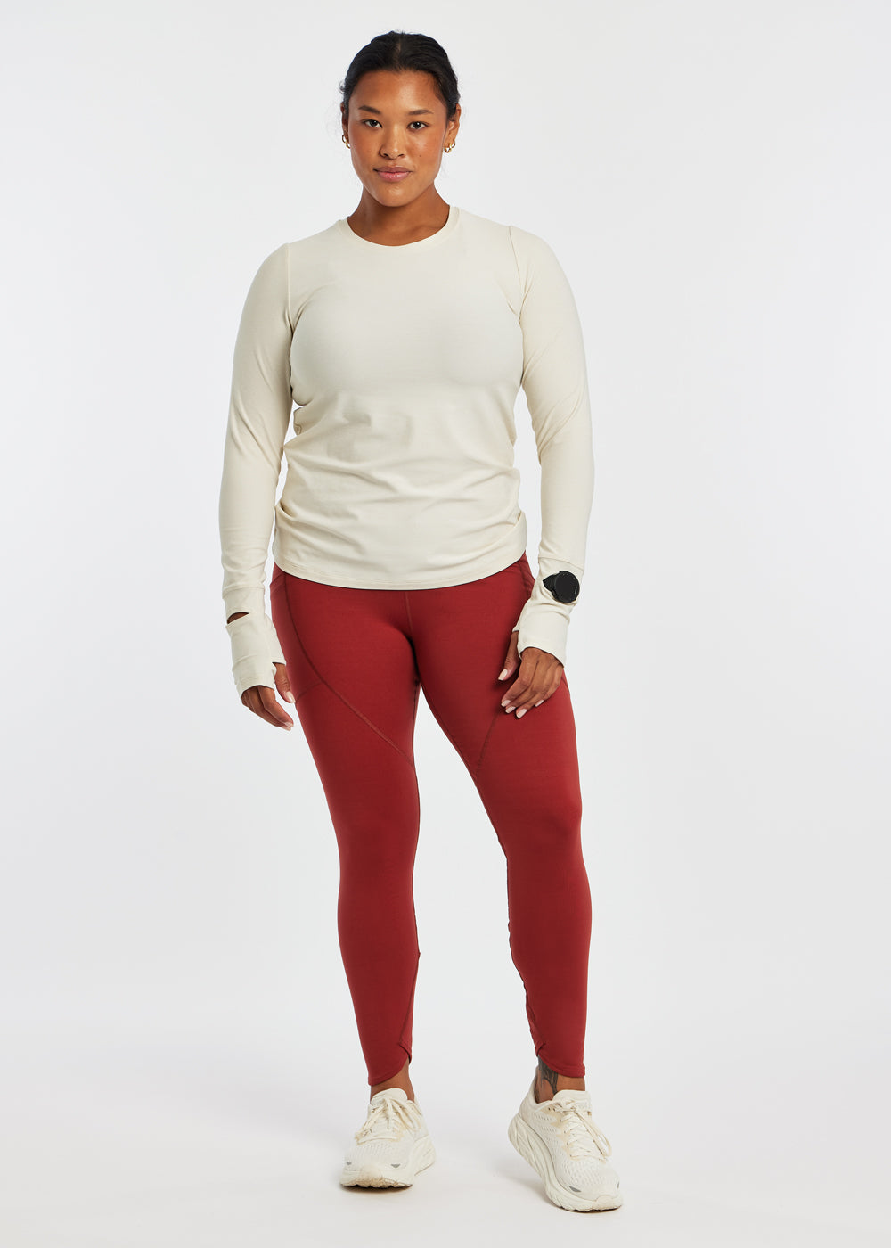 Flyout Cold Weather Running Tights in Red