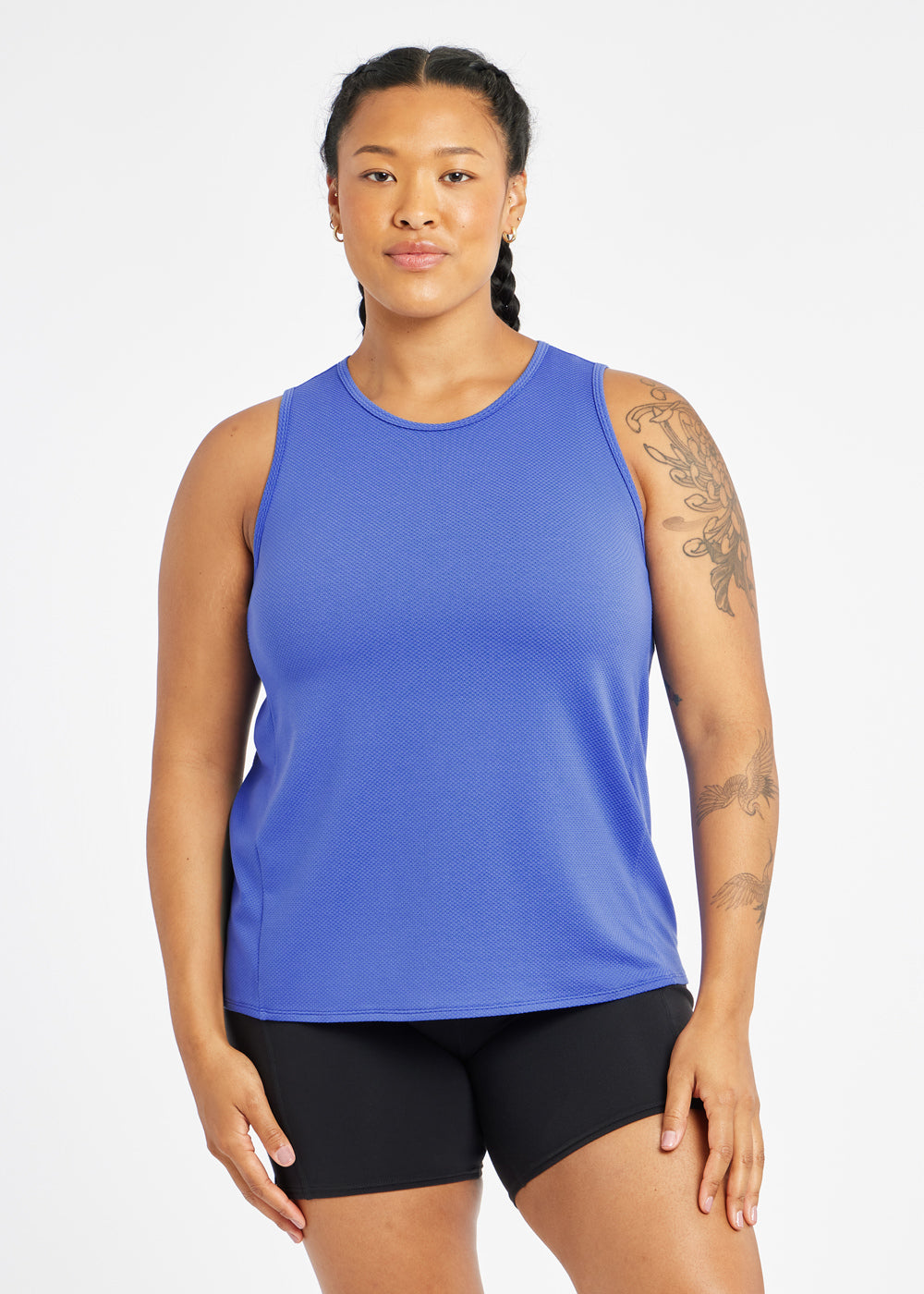 Flyout Trail Tank in Blue Rapids, front