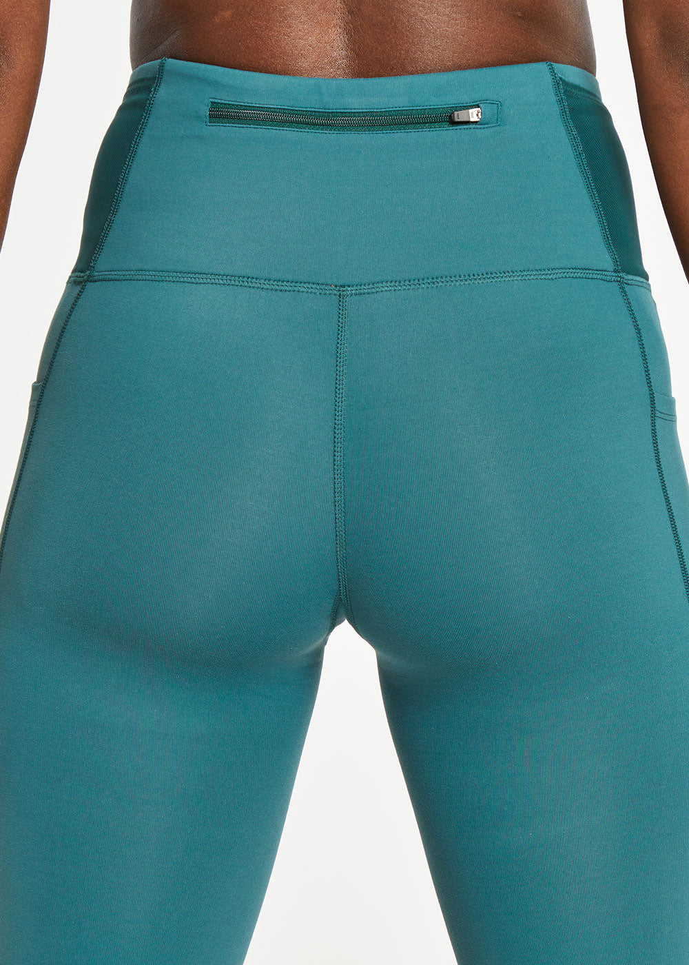 Long Pocket Jogger 8.25-inch shorts in green, back detail