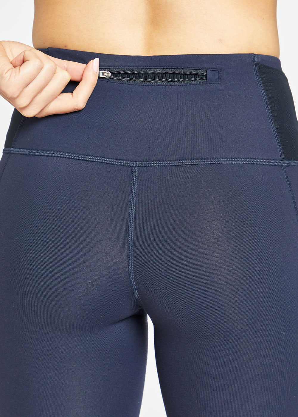 Long Pocket Jogger 8.25-inch shorts in ink blue, back detail