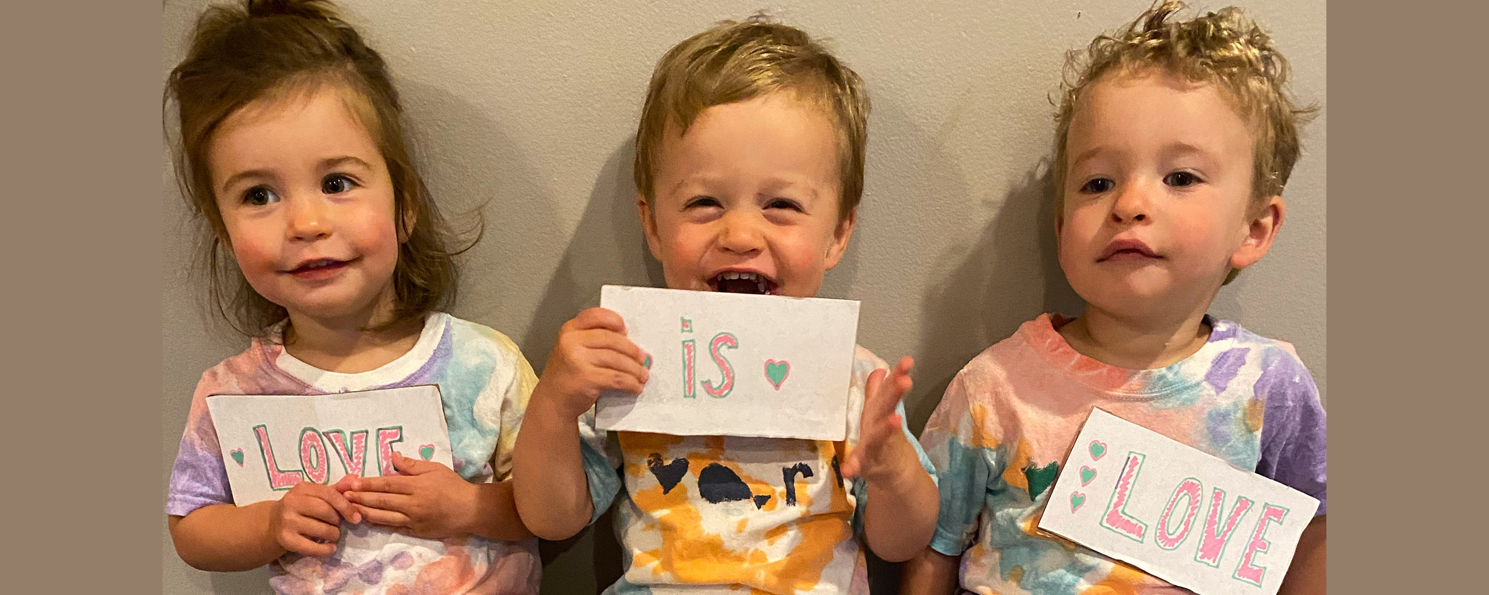 LOVE IS LOVE IN A PANDEMIC WITH TRIPLETS