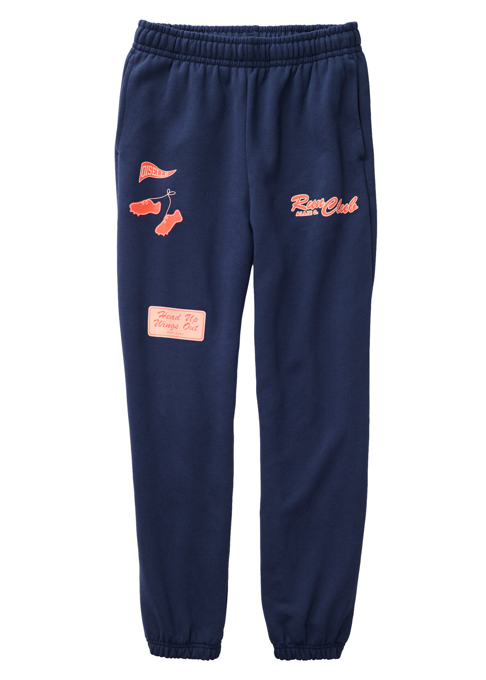Allie O Sweatpants in Blue, front view