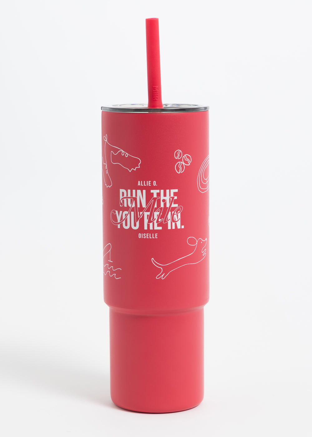 Allie O. x Oiselle Straw Cup in Pink