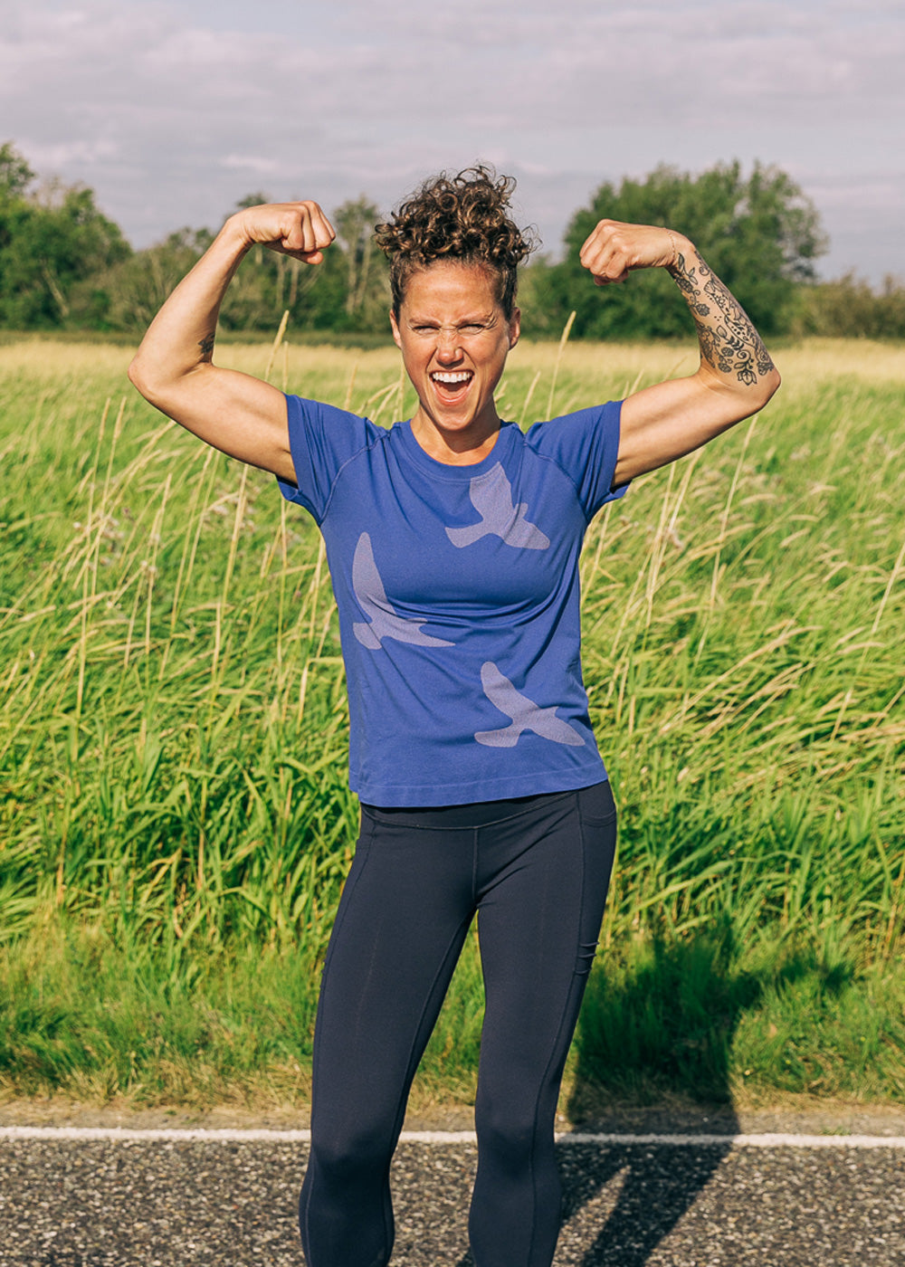 Altitude Short Sleeve in Deep Blue