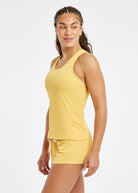 Flyout Chill Racerback Tank in Dawn Patrol, side view