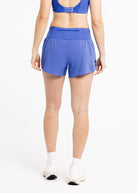 Running Shorts 4.25" inseam in blue, back view