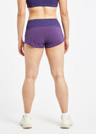 Roga 1.75" Running Shorts in purple, back view