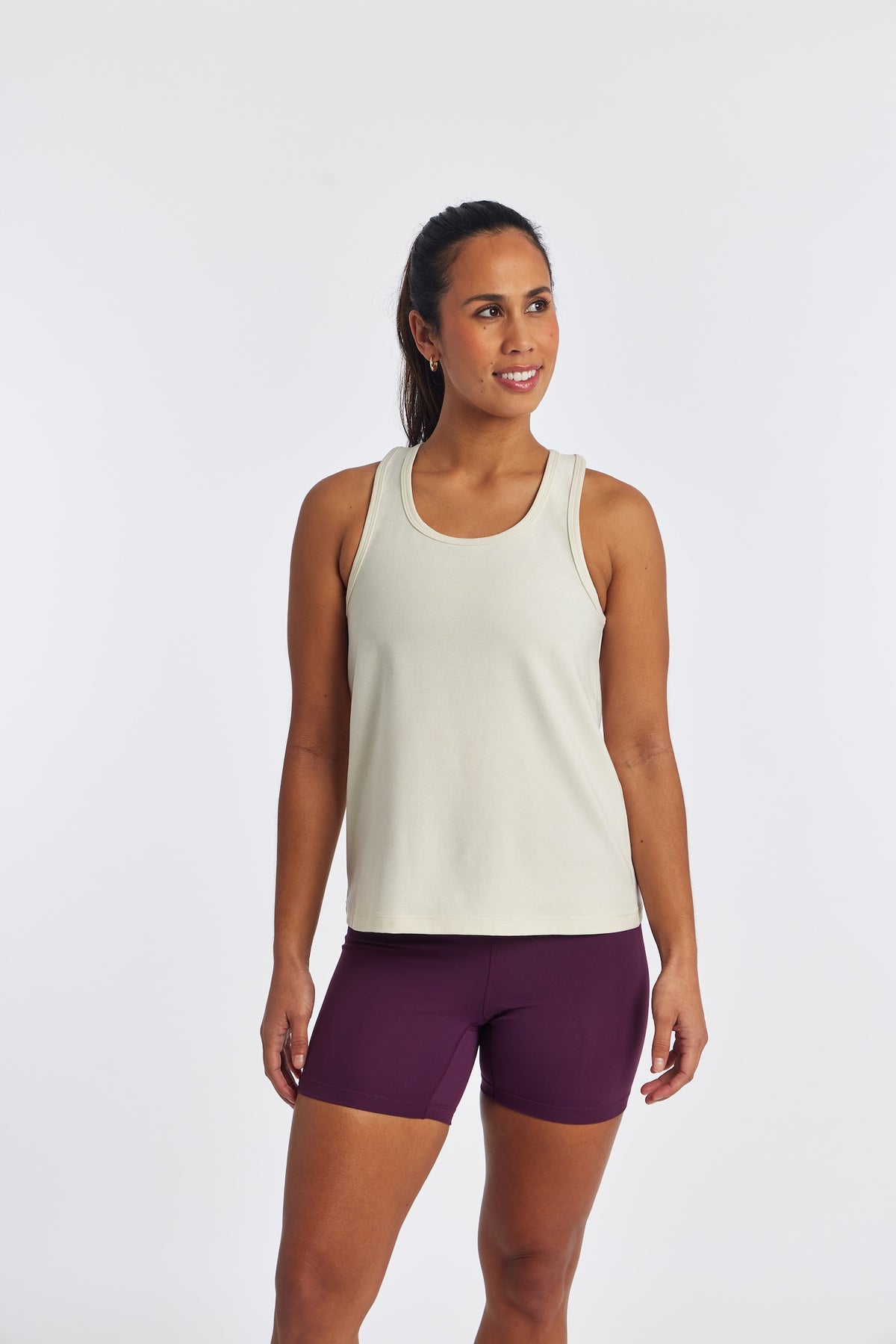 Lux Boxy Racerback Tank