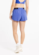Running Shorts 2.5" inseam in blue, back view