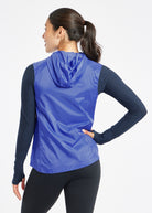 Whirlwind Running Vest in Blue Rapids, back view