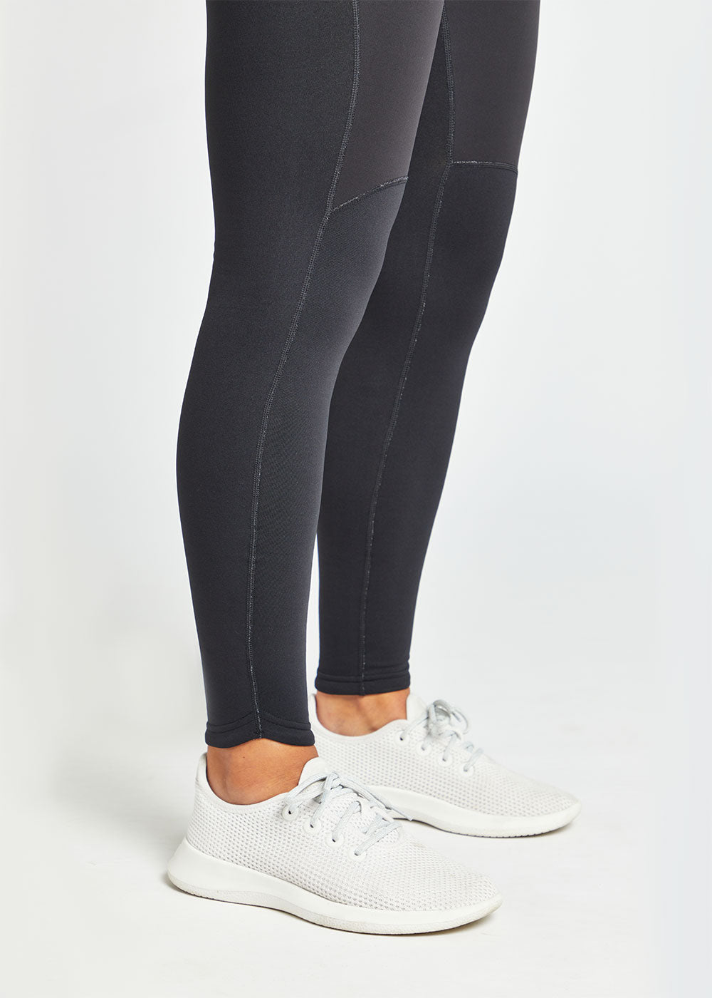 Girls' Basic Cotton Cropped Leggings - Black - Decathlon